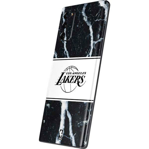 NBA Los Angeles Lakers Marble Galaxy Note20 5G Skin